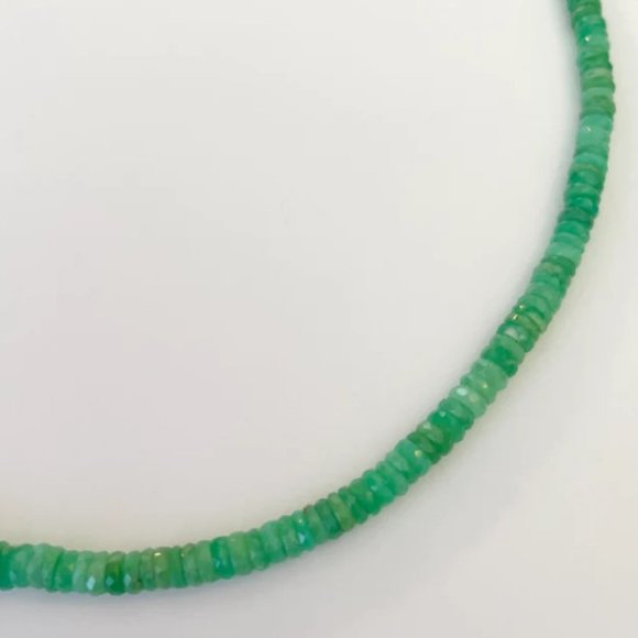Theodosia Jewelry Jewelry - Theodosia Jewelry Candy Necklace chrysoprase heishi necklace